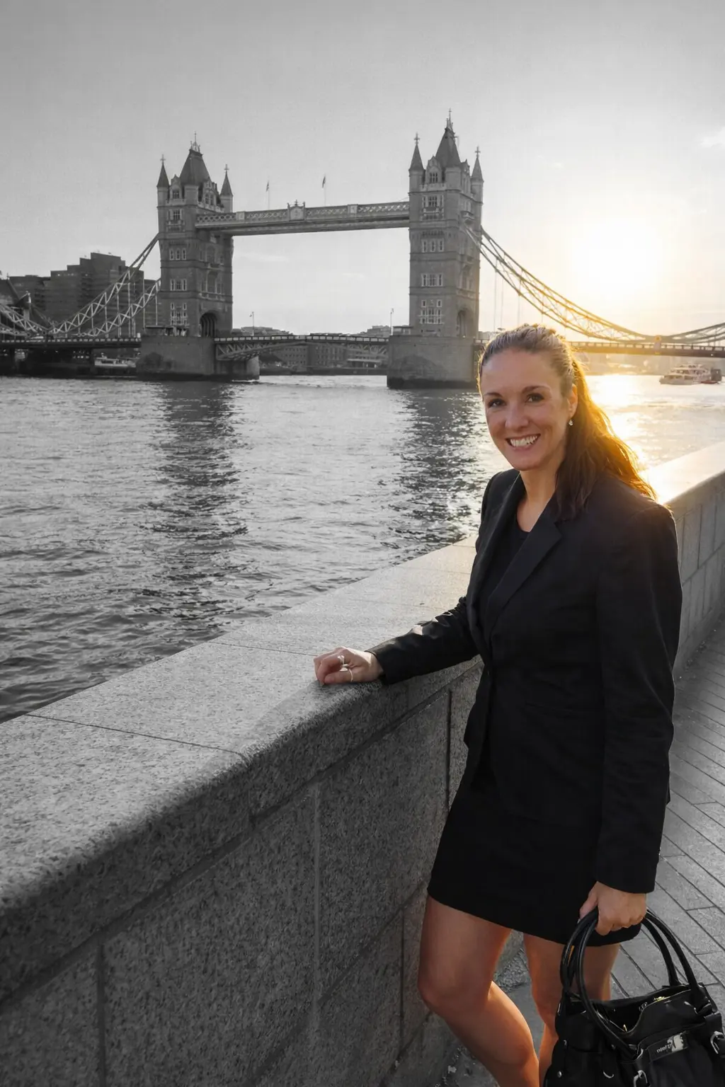 Faye by Tower Bridge in London